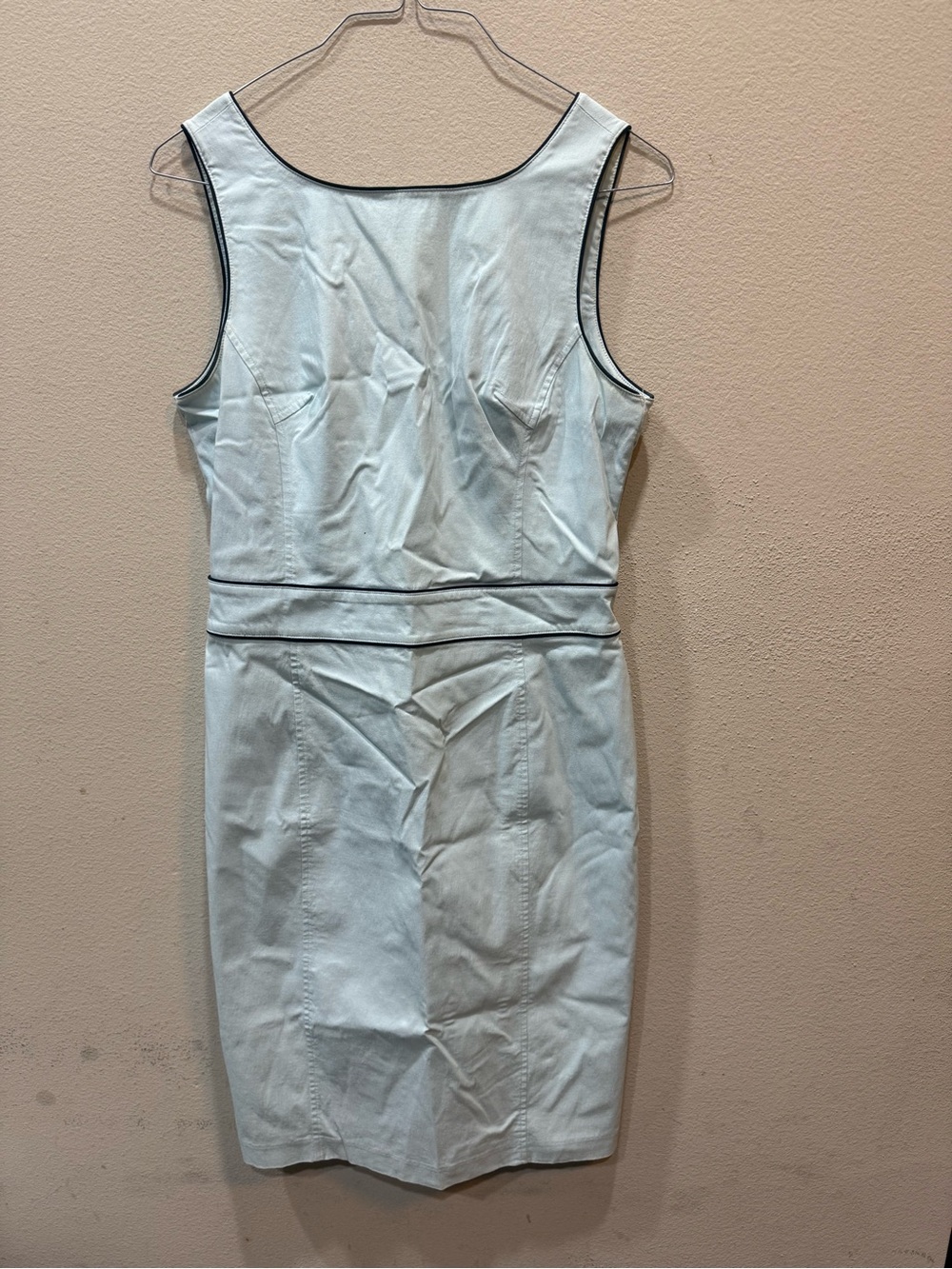 Express Light Blue Sleeveless Dress